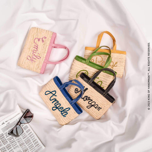 Straw Elegance: Perfect Bridal Gift Handbag!